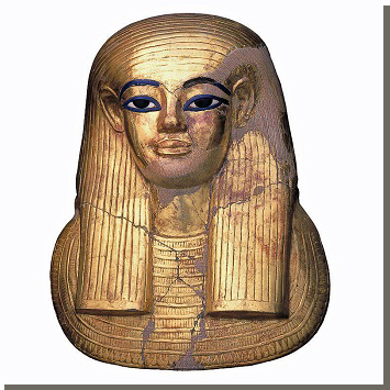 Het mummiemasker van Joeya, Egyptisch Museum, Caïro